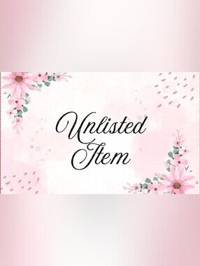 Congratulations. Live Show Unlisted Item. Sold as presented. Take a screenshot